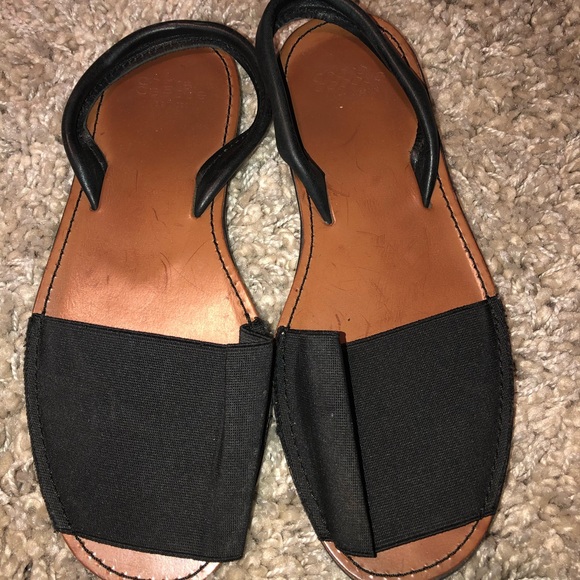 André Assous Elastic/Leather Sandals - Picture 2 of 5